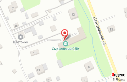 Сырковский сельский Дом культуры на карте