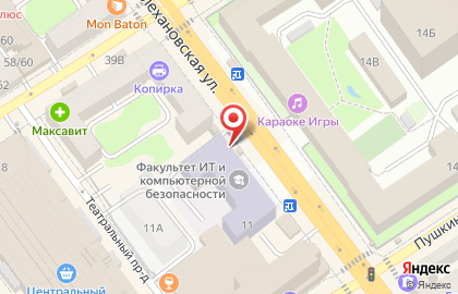 Киоск по продаже печатной продукции на Плехановской улице на карте