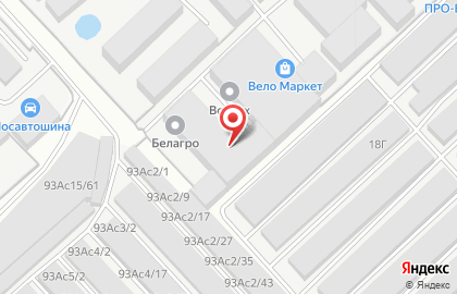 Группа компаний Белагро на улице Гагарина на карте