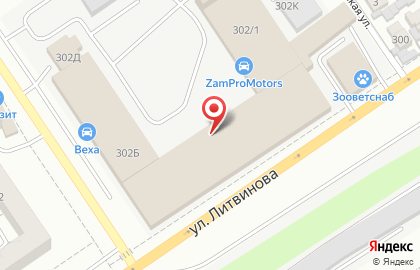 Шинная компания Poshk.ru на улице Литвинова на карте