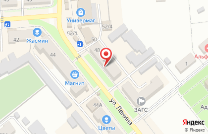 Магазин домашнего текстиля на улице Ленина на карте