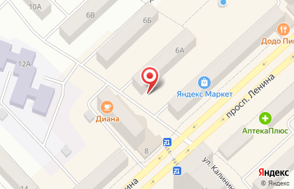 Магазин Мир посуды на проспекте Ленина на карте
