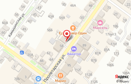 Супермаркет цифровой и бытовой техники DNS на Пролетарской улице на карте