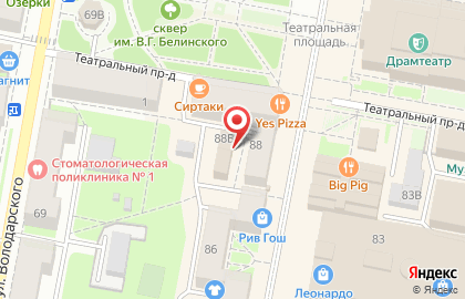 Центр оперативной бухгалтерской помощи на Московской улице на карте