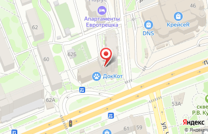 БИНБАНК на проспекте Ленина, 48 на карте