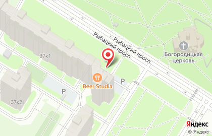 Ресторан Beer Studia на Рыбацком проспекте на карте