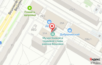 Район Вешняки Общественный пункт охраны порядка Восточного административного округа на Вешняковской улице, 31а на карте