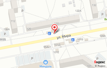 Киоск по продаже печатной продукции Роспечать на улице Мира, 120/2 киоск на карте
