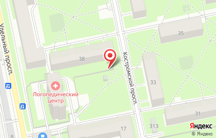 Балтстрой на Костромском проспекте на карте