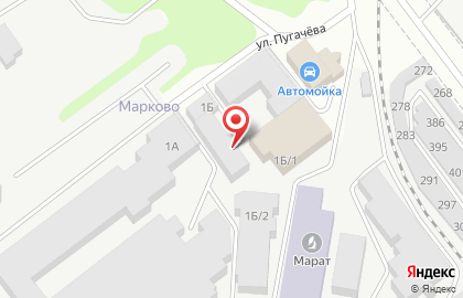 Автосервис Инжектор ПЛЮС на улице Пугачёва на карте