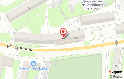 Банкомат Западно-Уральский банк на улице Калинина, 12 в Краснокамске на карте
