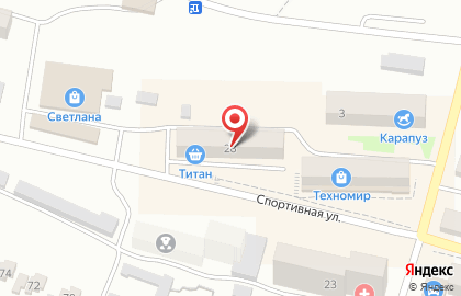 Удобный магазин Титан в Петровск-Забайкальском на карте