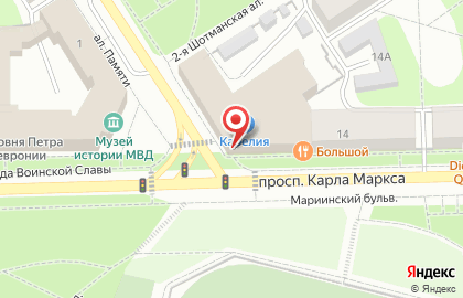 Банкомат ВТБ в Петрозаводске на карте