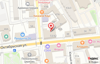 Центральный отдел полиции по Кировскому и Ленинскому району, Управление МВД по г. Ярославлю на карте