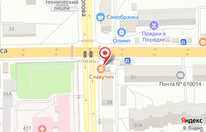 Блинная Славутич на карте