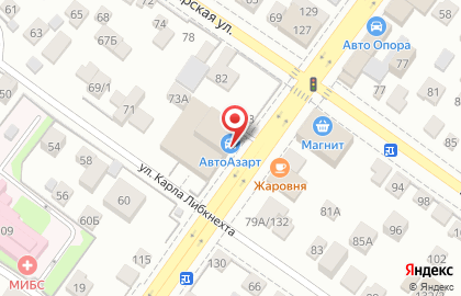 Продуктовый магазин на ул. Бориса Богаткова, 121 на карте