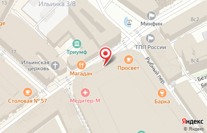 Метрополис на улице Ильинка на карте