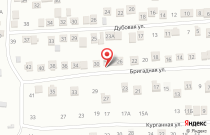 Производственный цех на Бригадной улице на карте