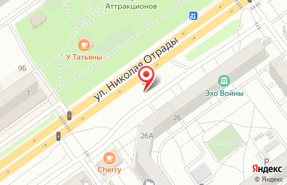 Билборды (6х3 м) от РГ Дрим в Тракторозаводском районе на карте