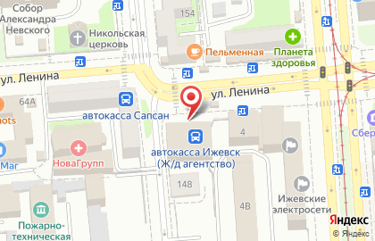 Туроператор Визит на улице Ленина на карте