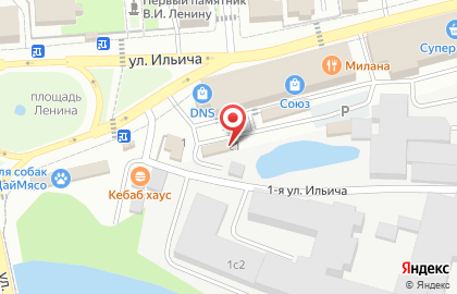 Автомойка самообслуживания Avto-Clean на площади Ленина на карте