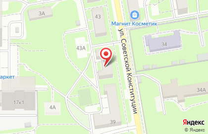 Дикси в Ногинске (ул Советской Конституции) на карте