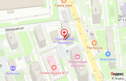Спутник, микрорайон, ООО Термодом на Радужной улице на карте