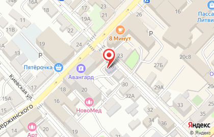Дом детского творчества №1 на улице Богдана Хмельницкого на карте
