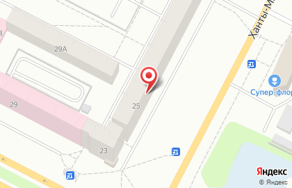 Парикмахерская Ника на Ханты-Мансийской улице на карте