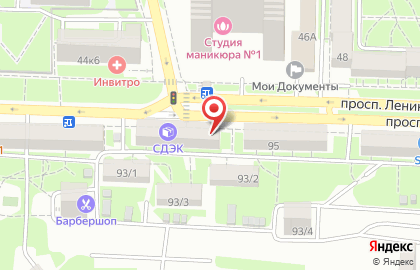 Мастерская по ремонту мобильной техники на проспекте Ленина на карте