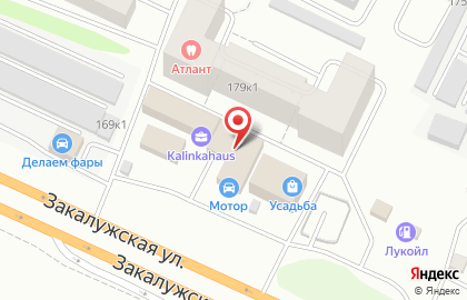 ДвижОК на Закалужской улице на карте