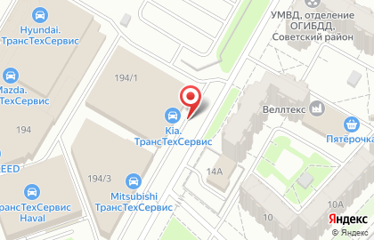 Автосервис кузовного ремонта на проспекте Победы на карте