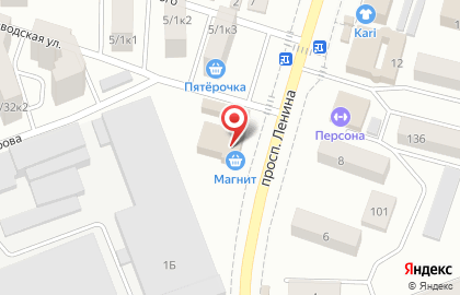 Портал на проспекте Ленина на карте
