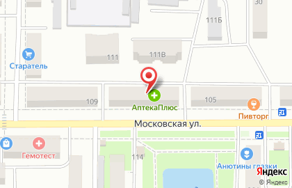 Дом Дверей на Московской улице на карте