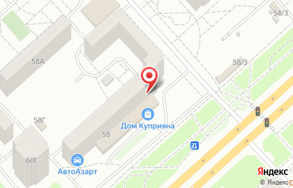 Кафе быстрого питания DёnDёner в Советском районе на карте