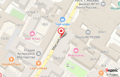 Врач-ортодонт Али Язбек на Мясницкой улице на карте