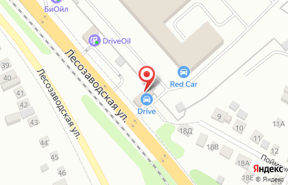 Автомойка Drive мойка на улице Островского на карте