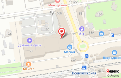 Магазин сувениров на Всеволожском проспекте, 72 на карте