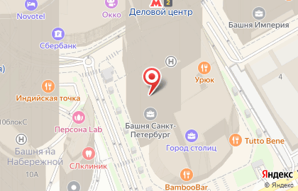 Ресторан Grand Урюк Berezka на Пресненской набережной на карте