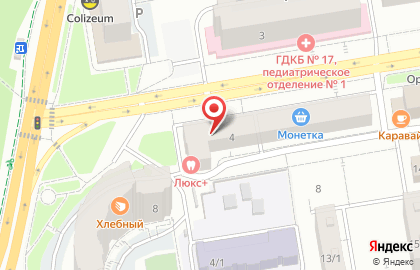 Супермаркет Магнит в Уфе на карте