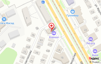 Ресторан Корона в Ленинском районе на карте
