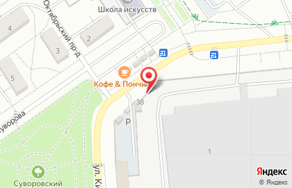 Шиномонтажная мастерская на Первомайской улице на карте