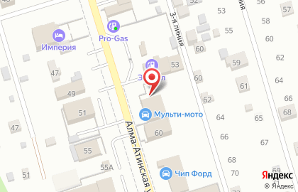 Автодормаш на Алма-Атинской улице на карте