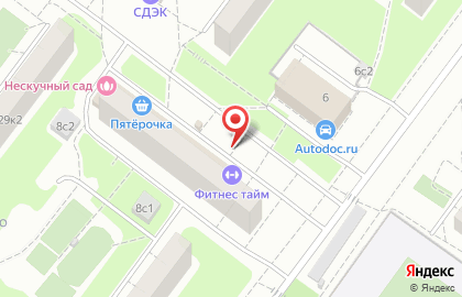 Пансионат Почта России на улице Академика Арцимовича на карте
