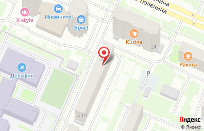 Частный детский сад Антошка в Калининском районе на карте