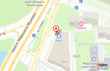 Салон связи Алло сервис на проспекте Маршала Жукова на карте
