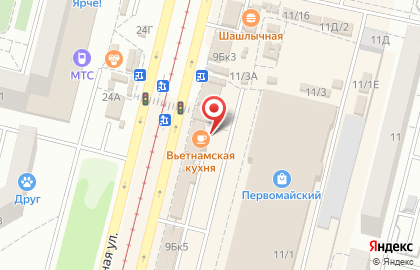 Киоск фастфудной продукции на Заозёрной улице на карте