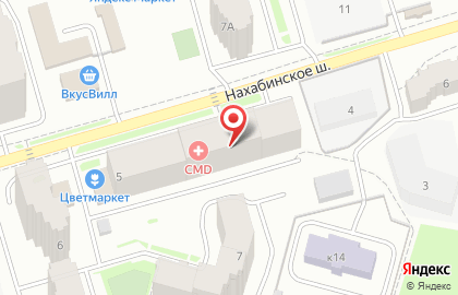 Центр диагностики CMD в Звенигороде на карте