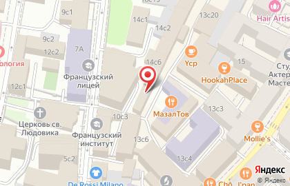 Информационный сервис для рассылки сообщений P1sms на Мясницкой улице на карте