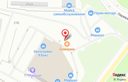 Киоск по продаже фастфудной продукции на проспекте Маршала Жукова на карте